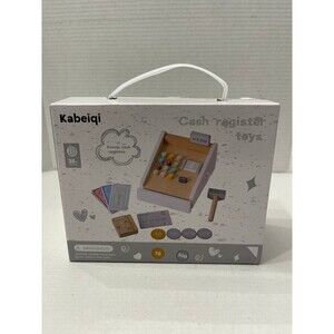 Kabeiqi Premium Wooden Supermarket Checkout Counter Toy New In Box